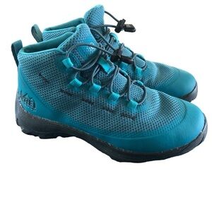 REI Coop Flash Lace Up Hiking Boot Youth 4Y Blue Camping Outdoors Waterproof